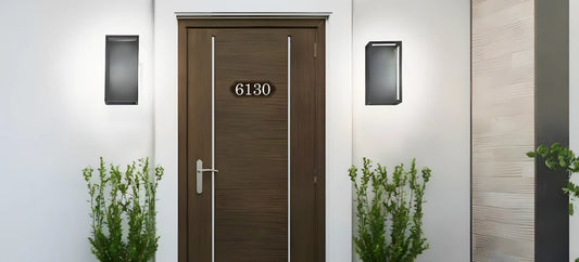 Revamping Your Home's Exterior: The Allure of Modern House Number Signs