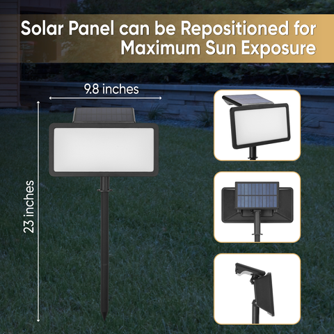 Carvature Solar House Number Sign