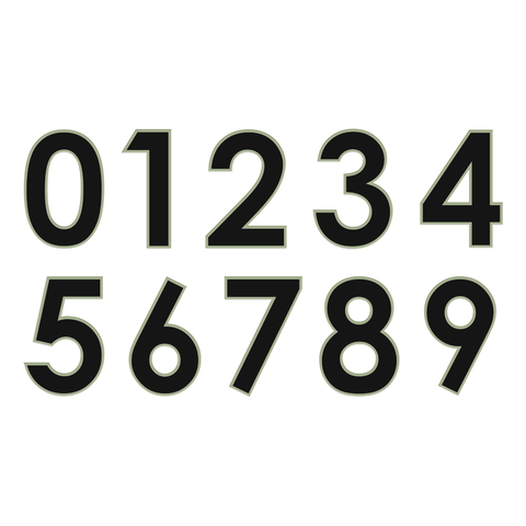 5 Inch Address Numbers for Home and Commercial Use - Modern,